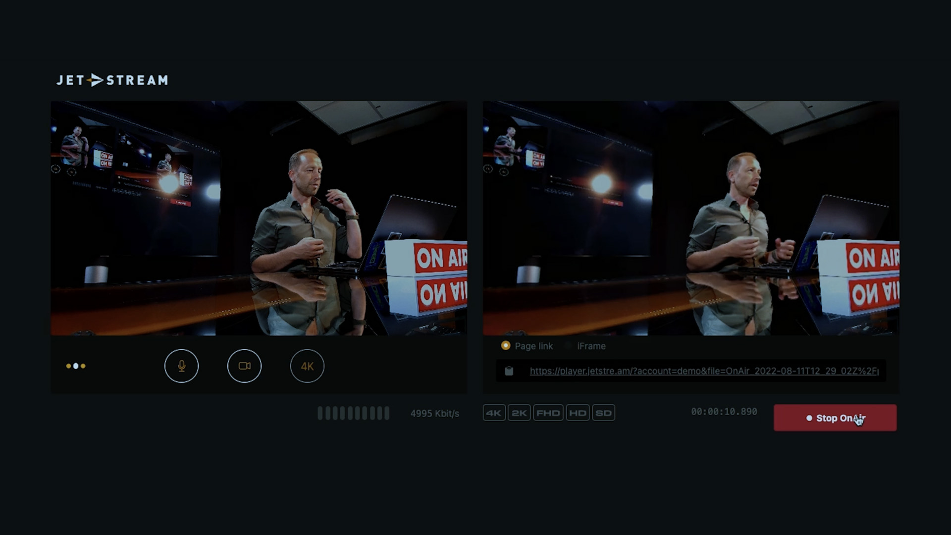 Live encoder. Live encoding.