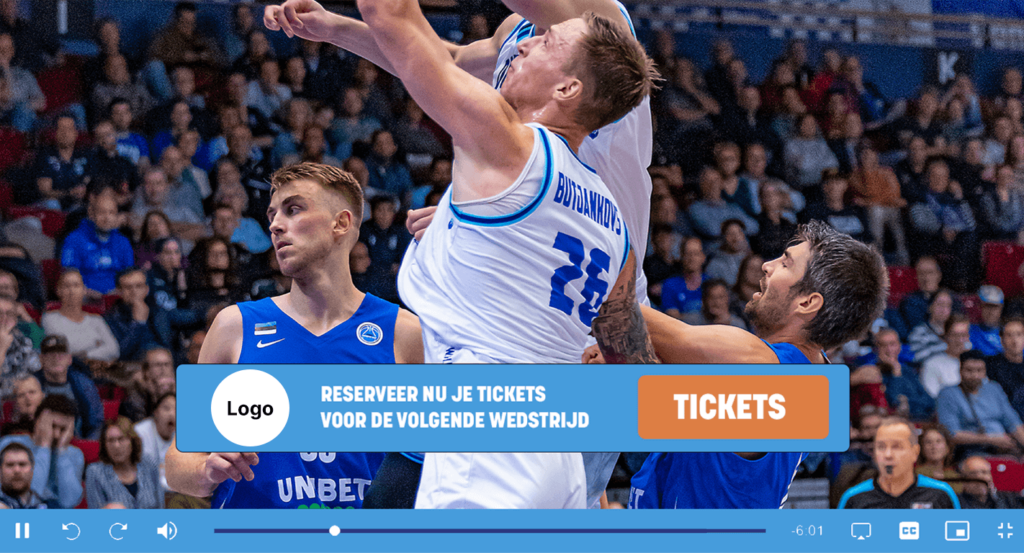 Click-to-action as part of content monetization