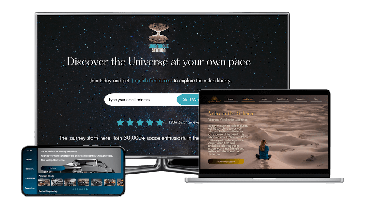 OTT website builder
