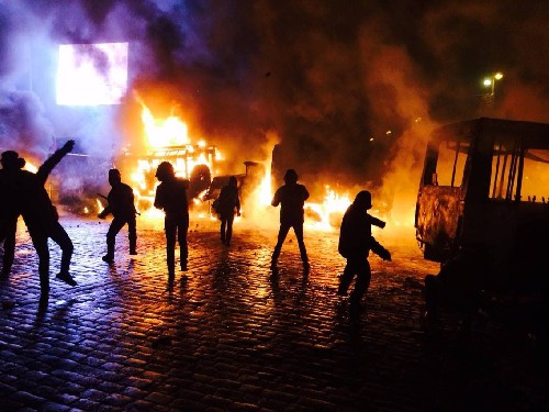 [untitled photo of fighting in Ukraine]. Retreived March 14, 2014, from:http://beforeitsnews.com/alternative/2014/01/ukraine-orange-revolution-live-stream-video-2879732.html