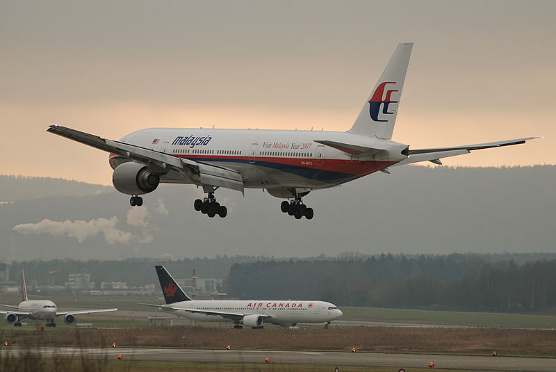 Photo via Wikimedia Commons under the Creative Commons License [http://commons.wikimedia.org/wiki/File:Malaysia_Airlines_Boeing_777-2H6ER;_9M-MRO@ZRH;22.12.2006-442df_(4279207368).jpg].