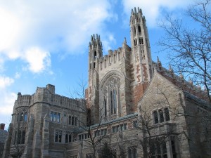Yale University. Photo via Wikimededia commons under the creative Commons licenses. https://commons.wikimedia.org/wiki/File:Sterling_Law_Building,_Yale.jpg