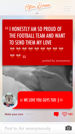 People complimenting the football team. Original photo by Audrey Levens. 
