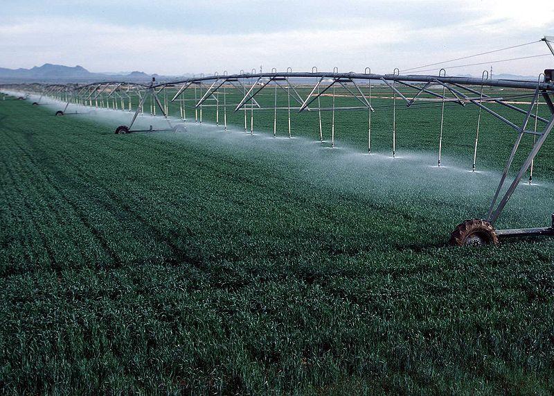 Farm Irrigation in Colorado. https://commons.wikimedia.org/wiki/Colorado#/media/File:PivotWithDrops.JPG Photo used via Wikimedia Commons. Used under the Creative Commons License. 