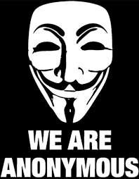 We are Anonymous .Labeled for reuse through wikimedia commons.  https://commons.wikimedia.org/wiki/File:We_are_anonymous_and_mask.jpg