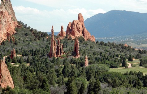 Garden of the Gods; picture used with permissions from Wikimedia Commons.