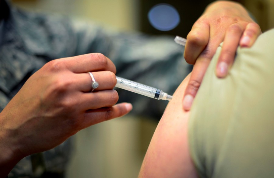Vaccinations are a necessary part of everyday life. Photo via Wikimedia Commons under the Creative Commons license. https://commons.wikimedia.org/wiki/File:Shots_for_all,_Vaccines_keep_Airmen_healthy_150323-F-IT851-010.jpg

