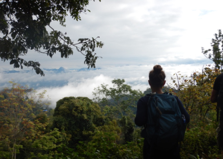 Beautiful view of Thailand after a long day of hiking! Photo from Lauren Berg-Perlow