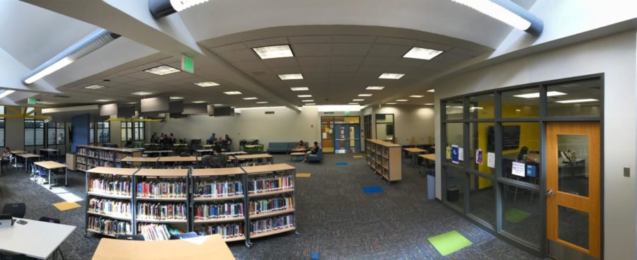 This is the new library, it was just remodeled over the summer.