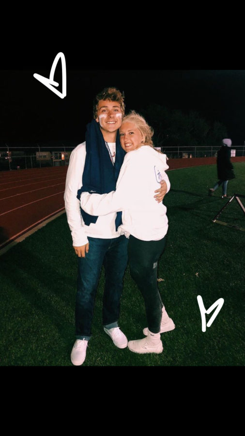 Junior Carter Wood and senior Kayla Wallace, a high school dating success story.