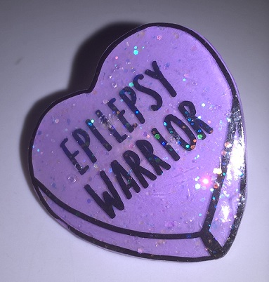 The Epilepsy Warrior Brooch was showcased on Purple Day, Nov. 2, to give awareness for epilepsy.