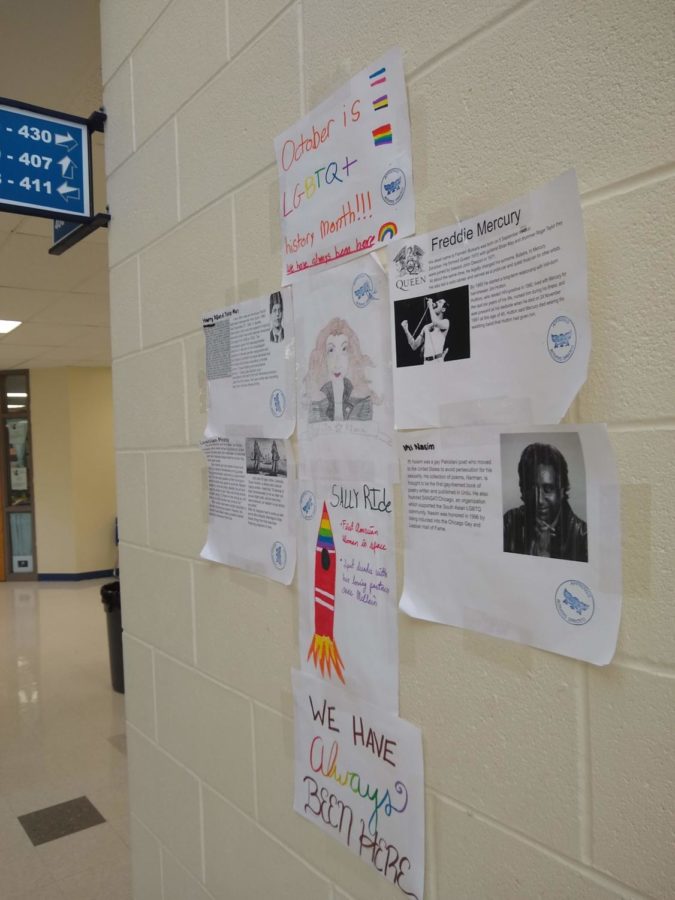 GTSA displays a timeline of famous LGBT people in October for National LGBT history month.