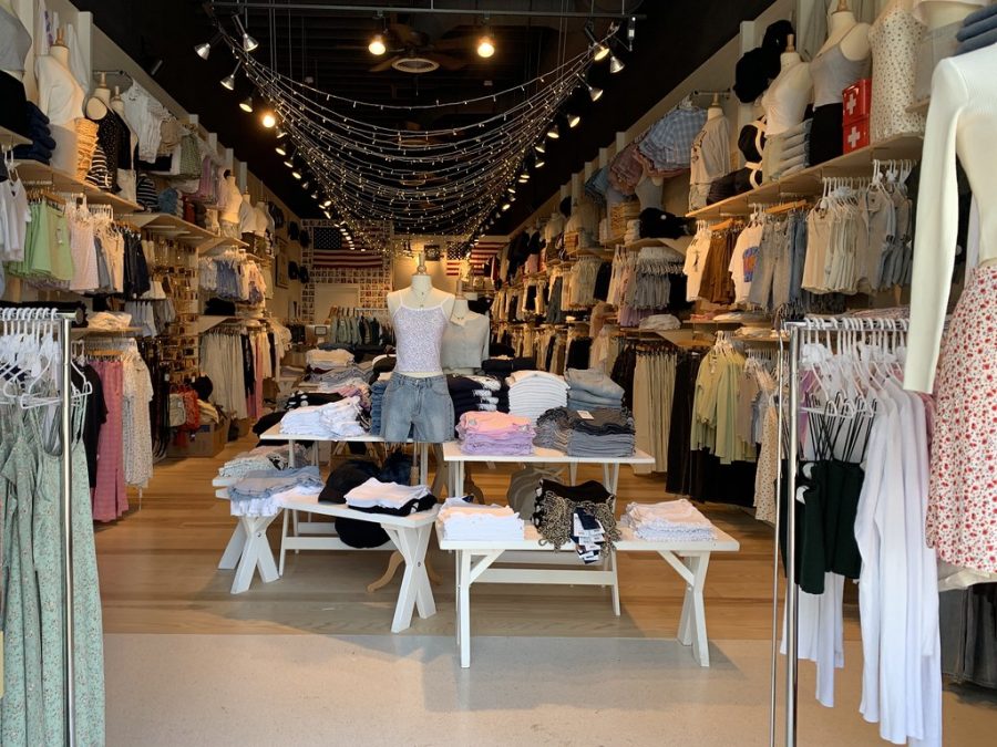 Brandy Melville has several stores across the world; this one is in Miami Beach, Florida. 