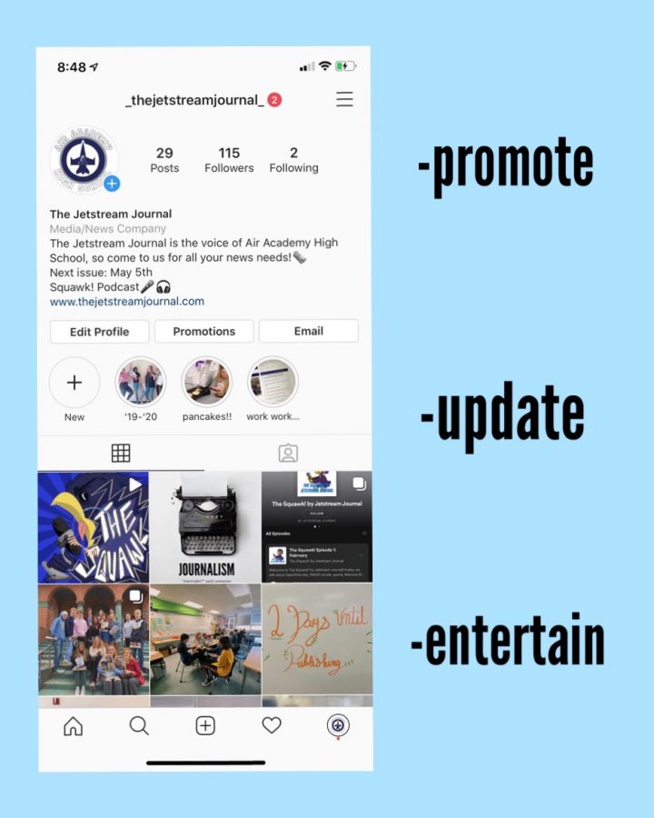 A screenshot of the Jetstream Journal Instagram with some pointers to keep in mind.