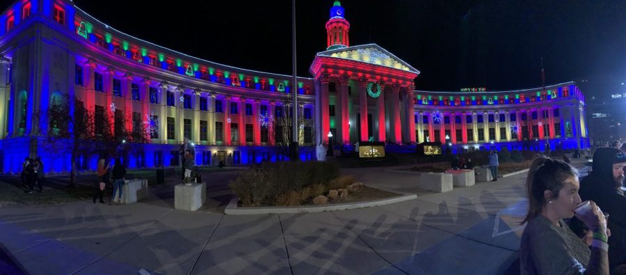 The lighting to showcase and start the parade of lights!